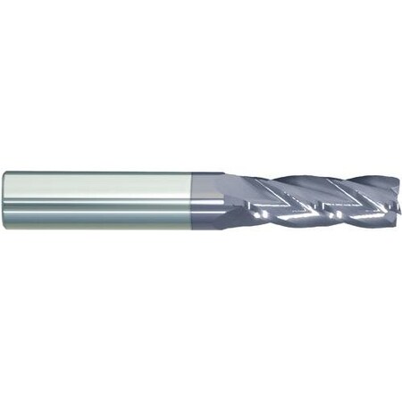 Morse Single End Mill, Center Cutting Regular Length, Series 5943T, 3364 Cutter Dia, 312 Overall Len 90858